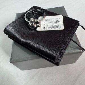 Calvin Klein silver fidget ring